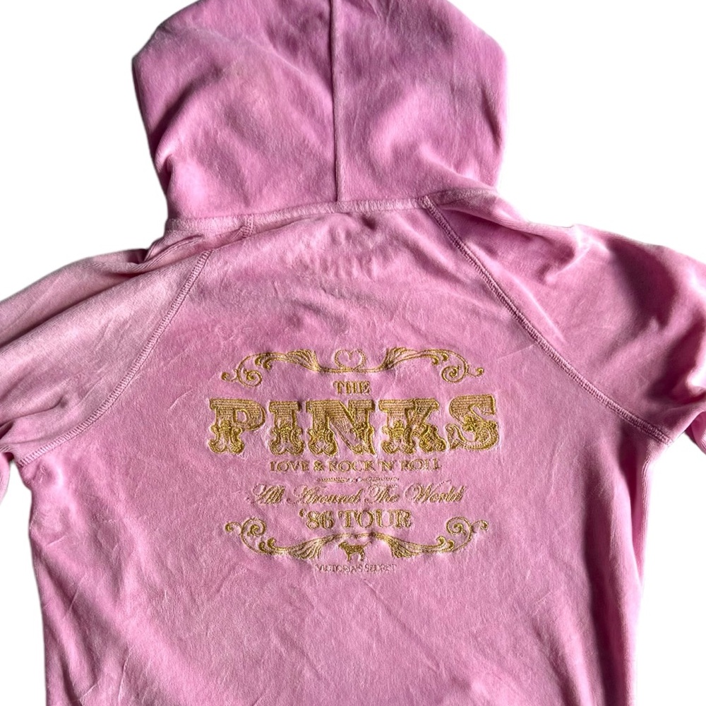 Victoria’s Secret Pink Velour Jacket Zip up